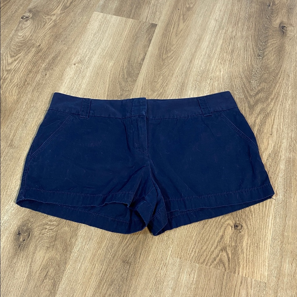 J. Crew Navy Blue Women's shorts size 8 100% cotton